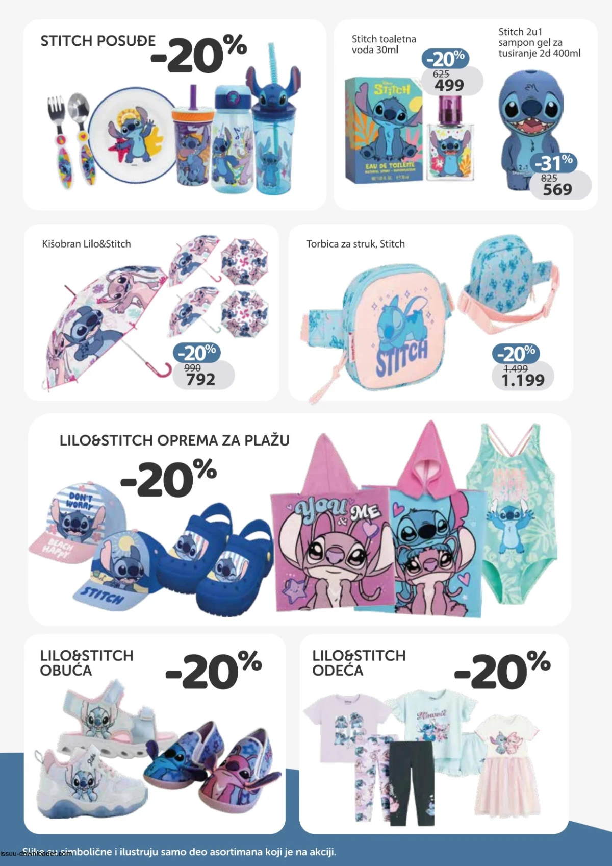 Aksa Stitch i Lilo akcija – odeća, obuća i dodaci za decu