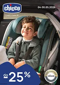 Aksa Chicco katalog 04–30.05.2026 kolica hranilice kozmetika za bebe snizenje do 30%