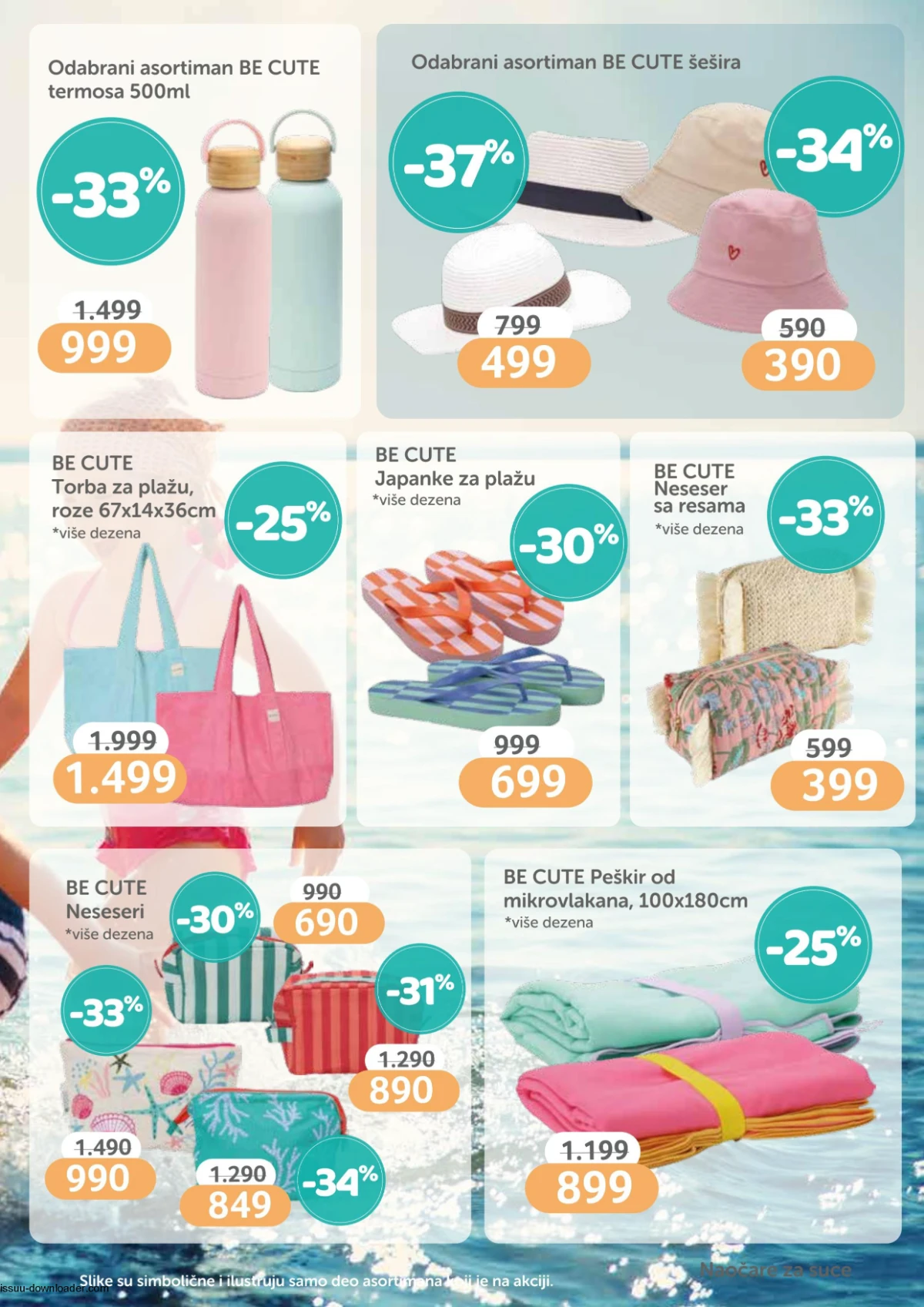 Aksa katalog strana 9 – torbe, peškiri i letnji aksesoari