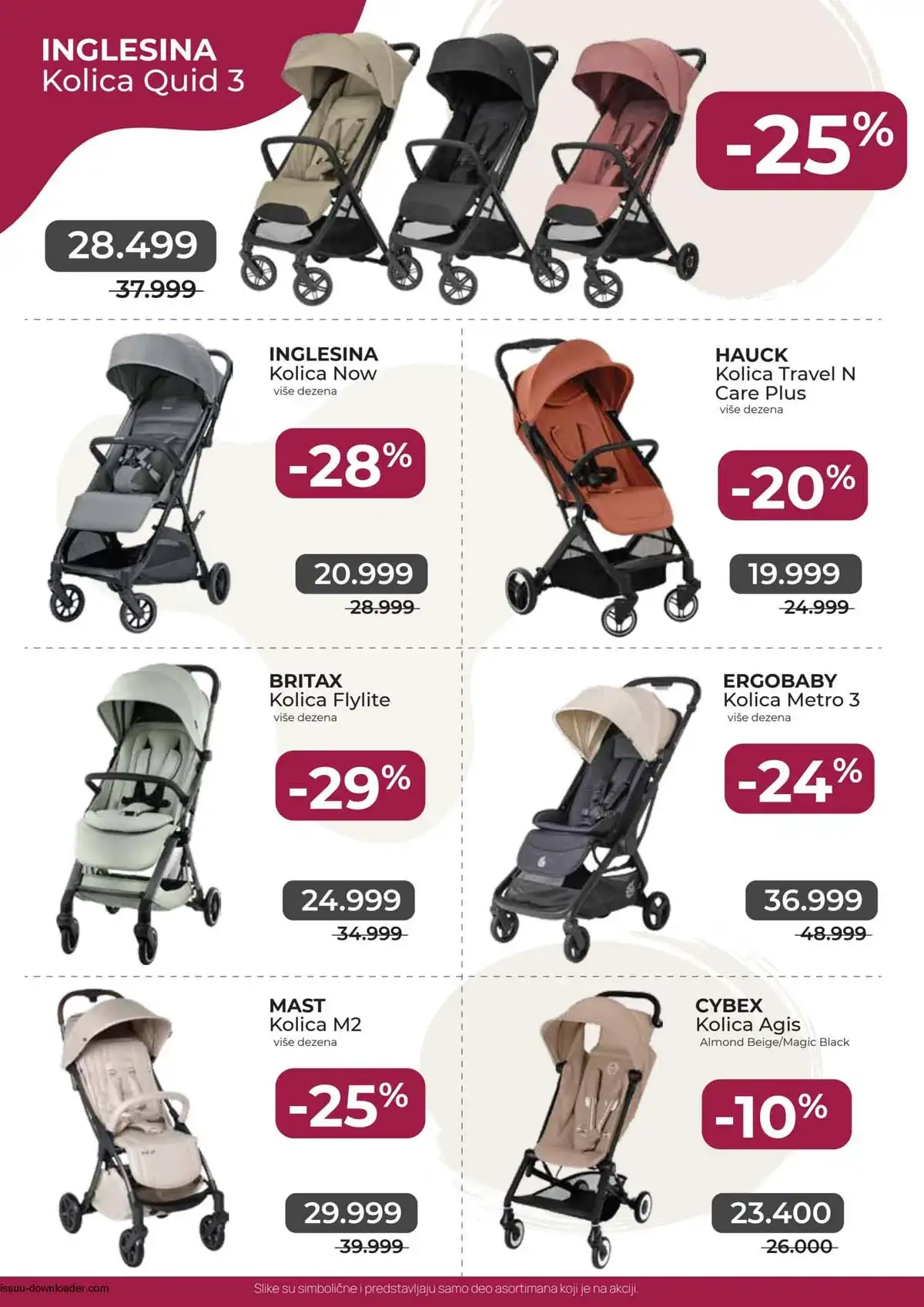 AKSA katalog strana 3 – mali svet u pokretu sniženja do 40% AKSA katalog strana 3 sniženja do 40% proizvodi za bebe i decu akcija 2026