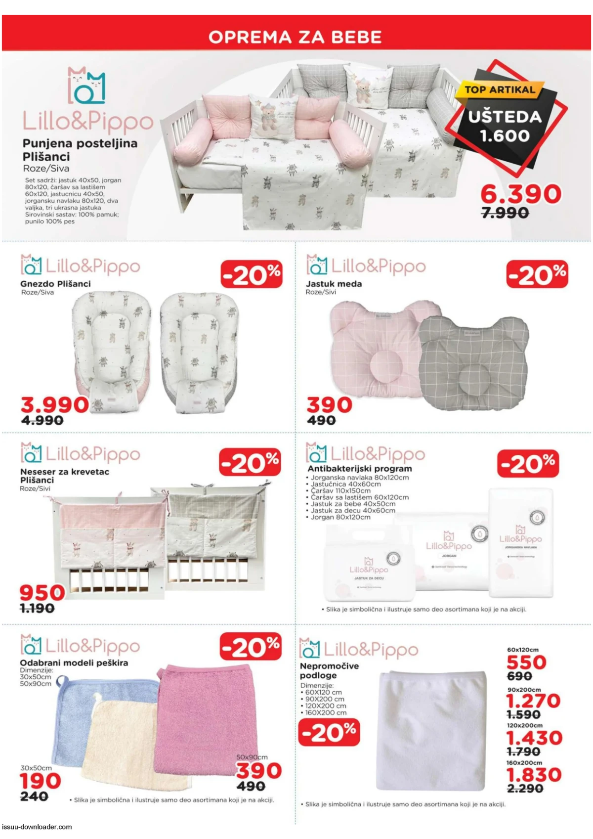 AKSA katalog strana 4 – oprema za bebe AKSA katalog strana 4 – oprema za bebe i posteljina na akciji