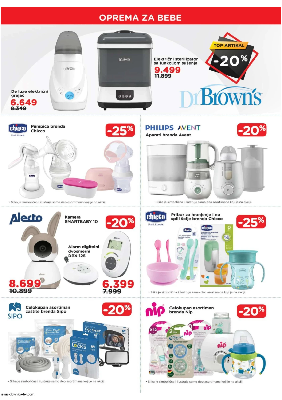 AKSA katalog strana 6 – nega i hranjenje beba AKSA katalog strana 6 – oprema za negu i hranjenje beba