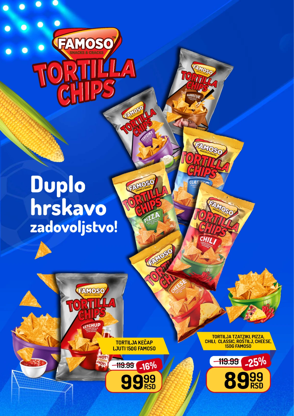 Aman akcija Famoso tortilla chips do 06.07.2026