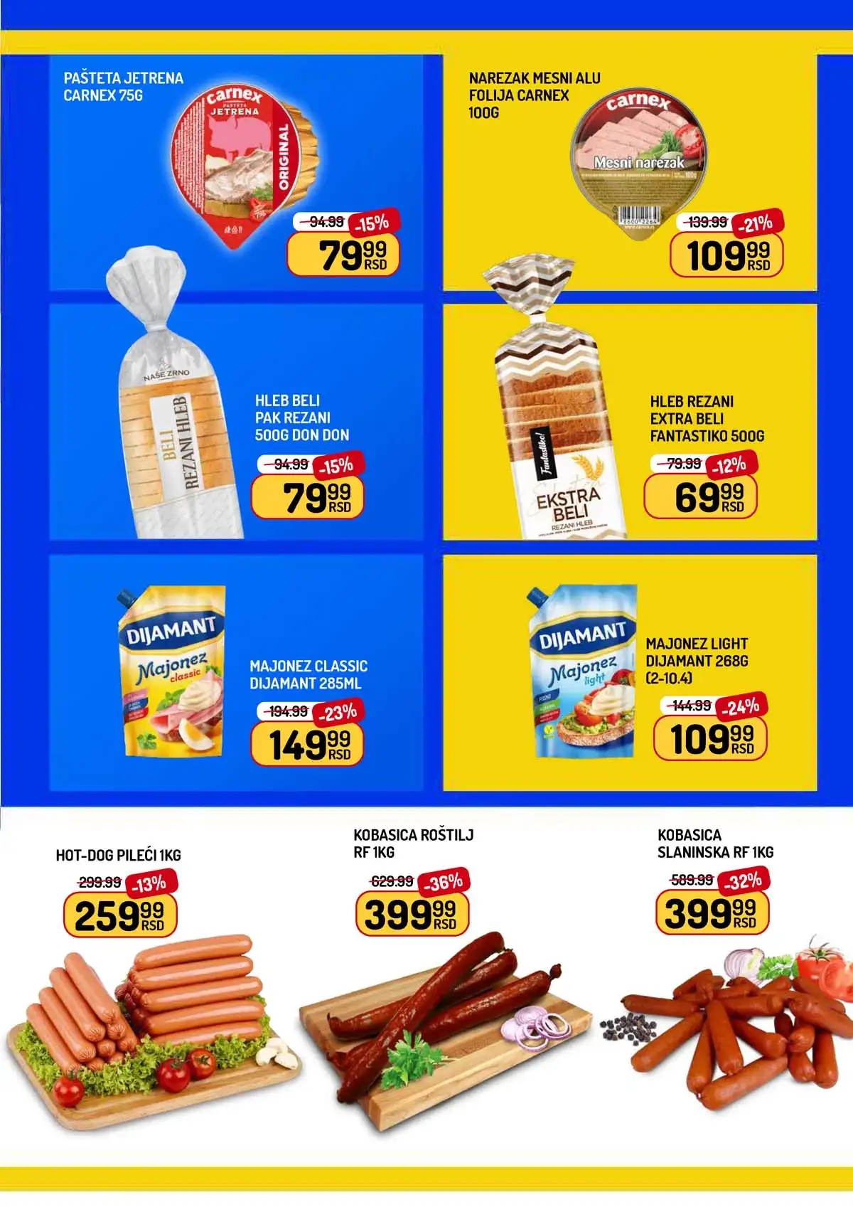 Aman katalog sniženja – prehrana, piće i proizvodi za domaćinstvo na akciji
