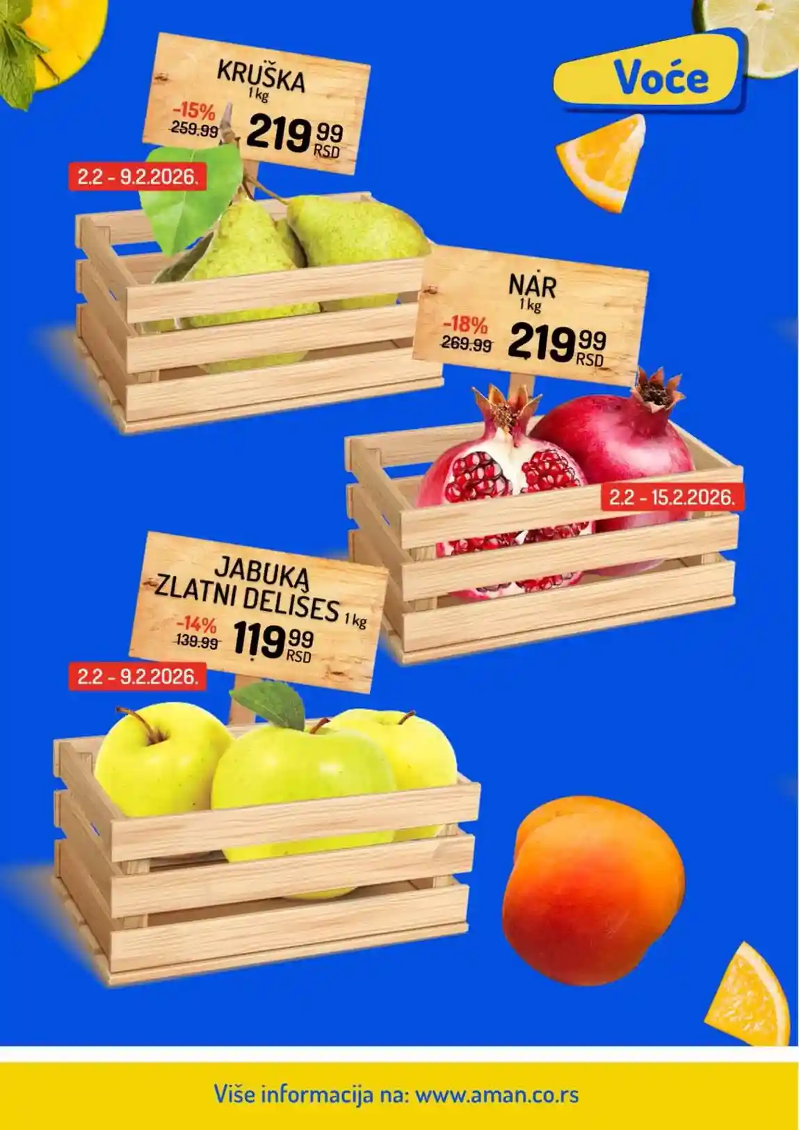Akcija Aman sniženje Katalog