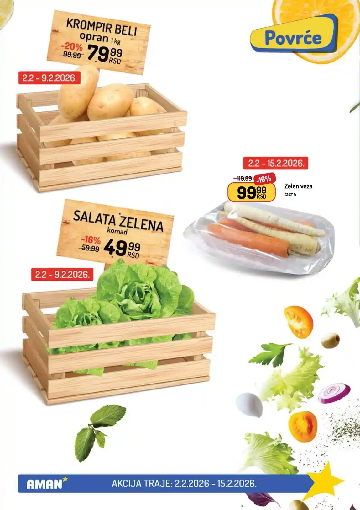 Akcija Aman sniženje Katalog
