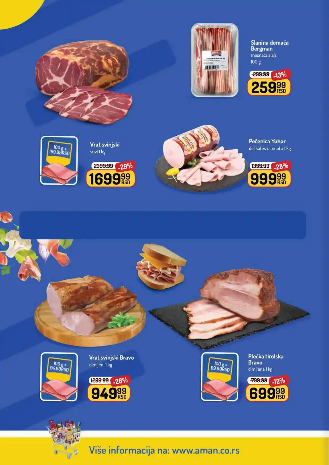 Akcija Aman sniženje Katalog