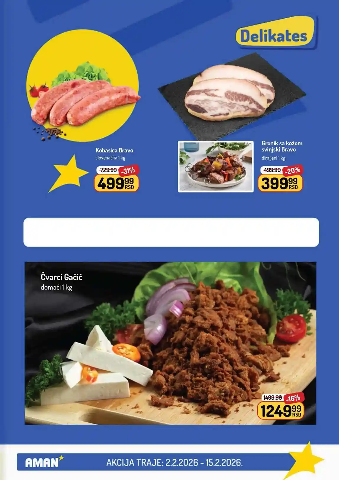 Akcija Aman sniženje Katalog