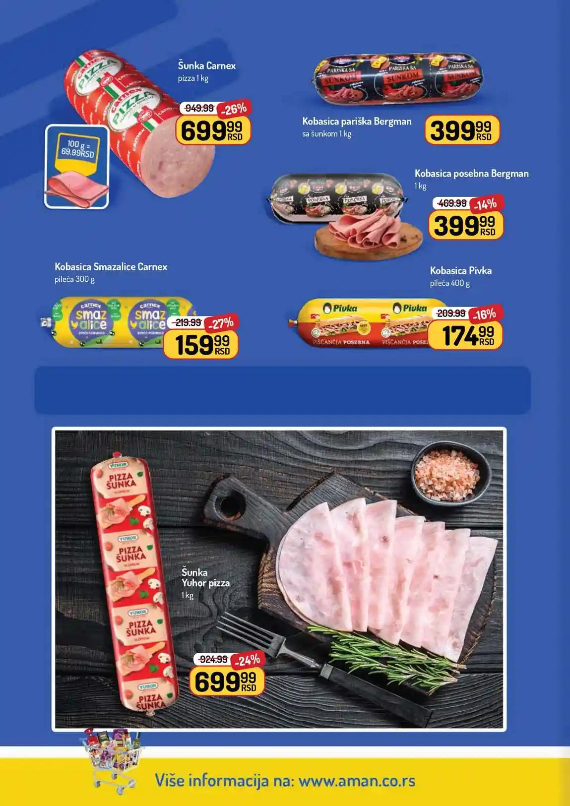 Akcija Aman sniženje Katalog