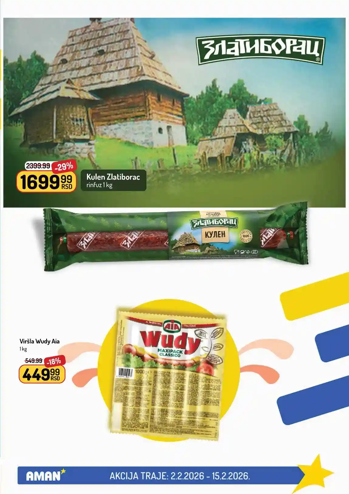 Akcija Aman sniženje Katalog