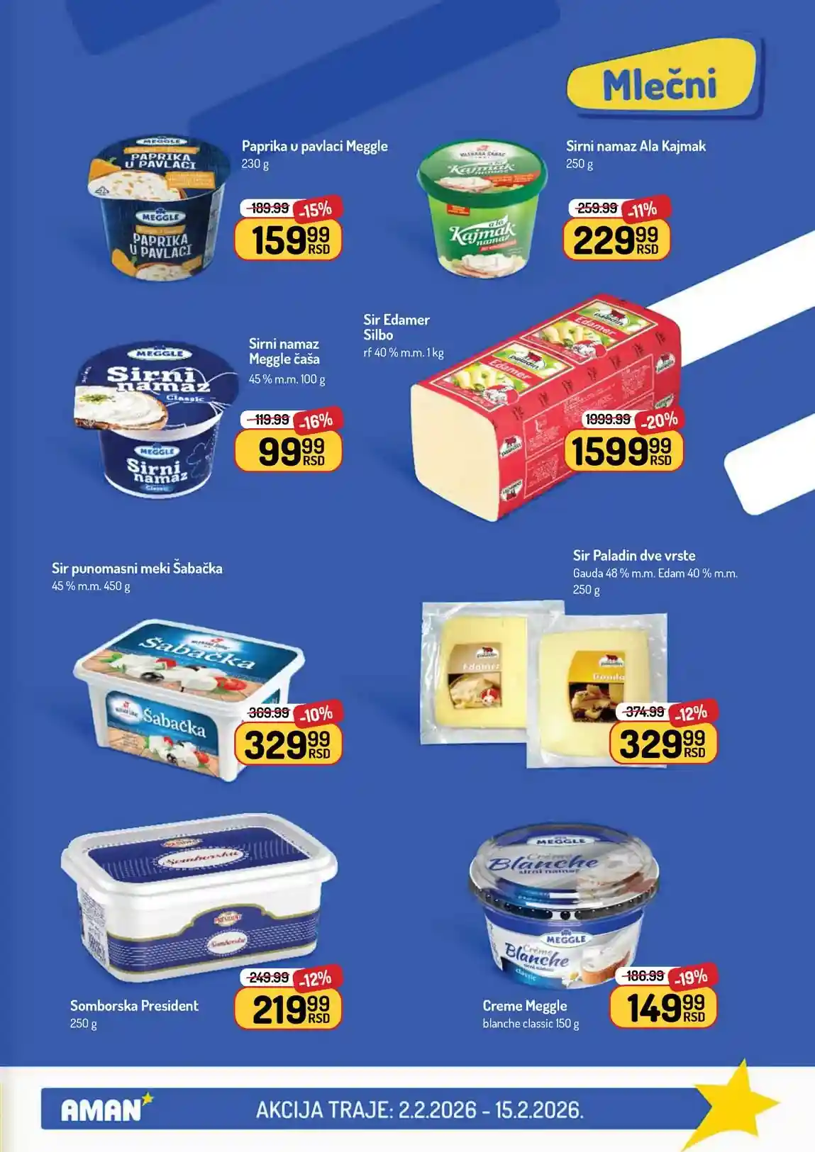 Akcija Aman sniženje Katalog