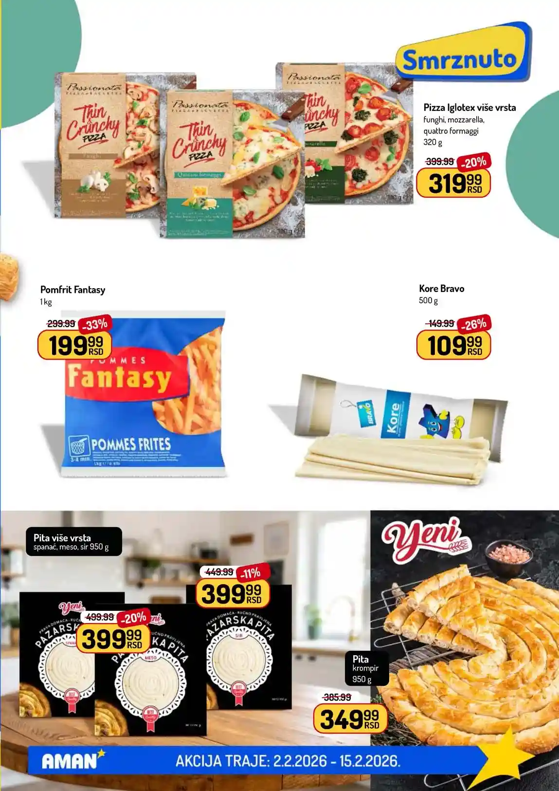 Akcija Aman sniženje Katalog