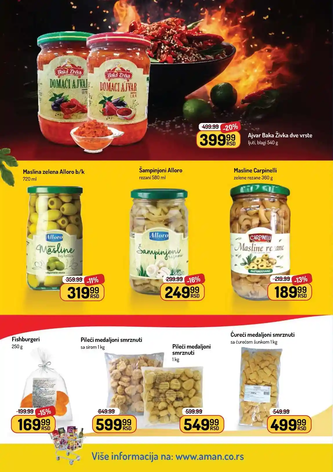 Akcija Aman sniženje Katalog