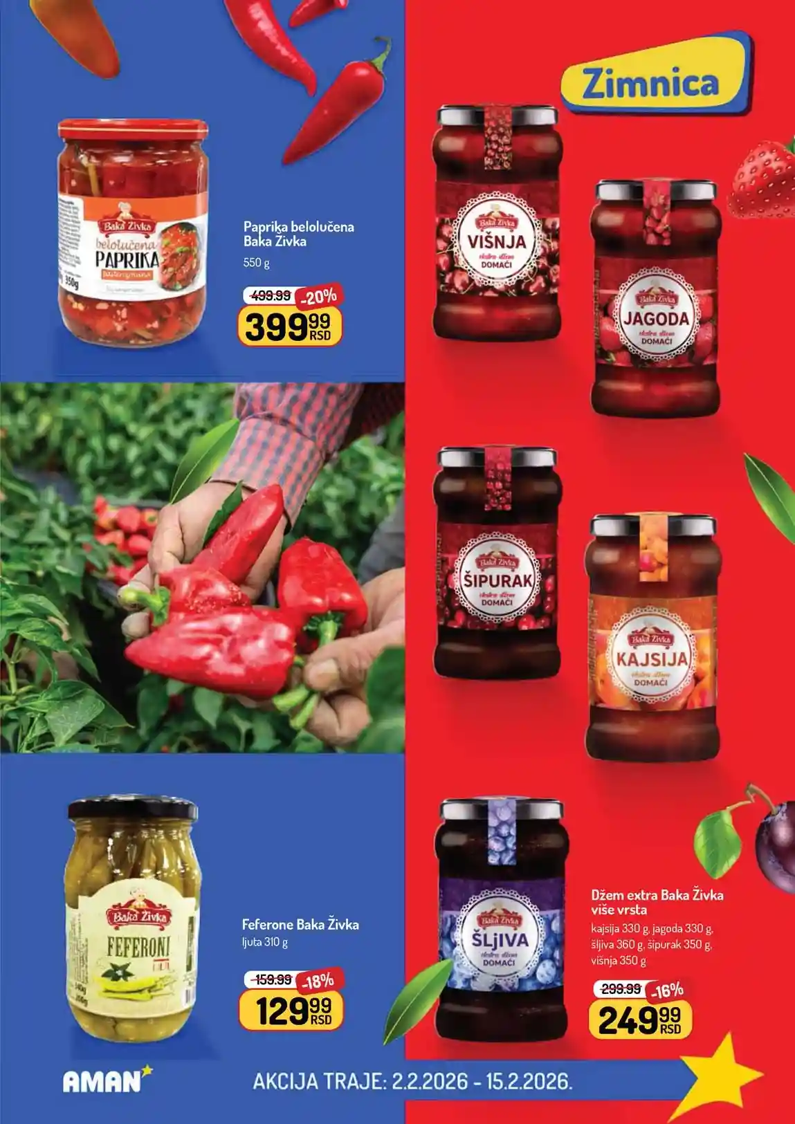 Akcija Aman sniženje Katalog