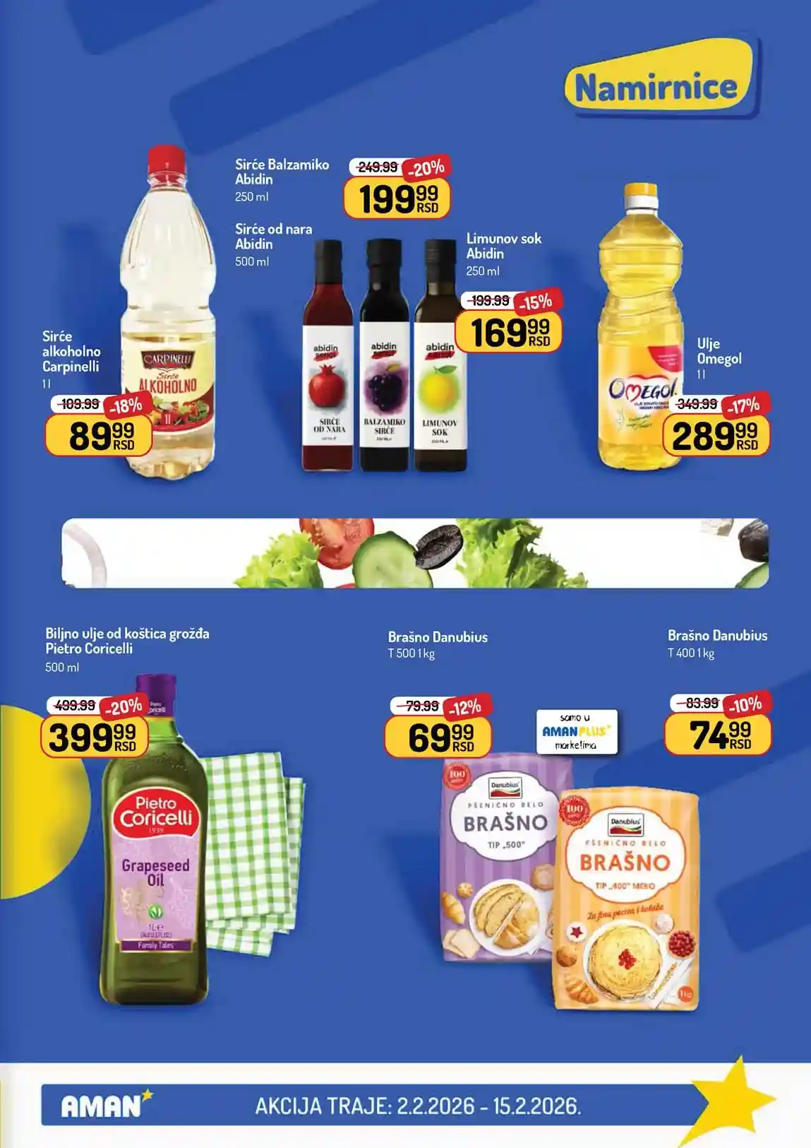 Akcija Aman sniženje Katalog