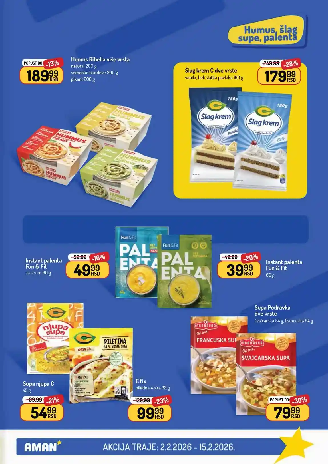 Akcija Aman sniženje Katalog