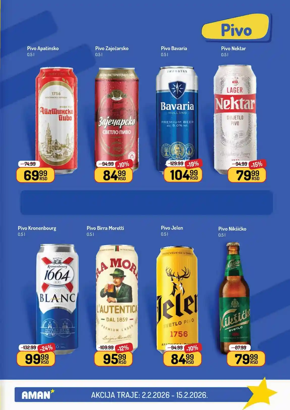 Akcija Aman sniženje Katalog