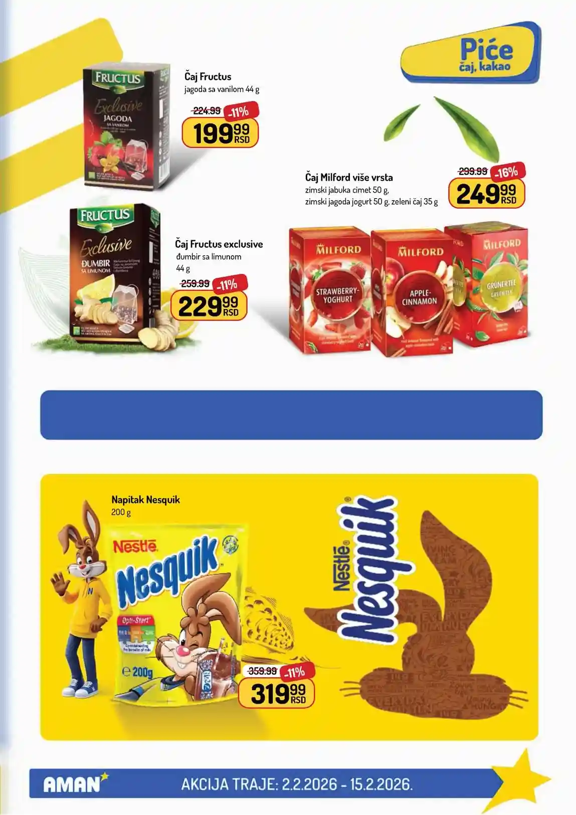 Akcija Aman sniženje Katalog