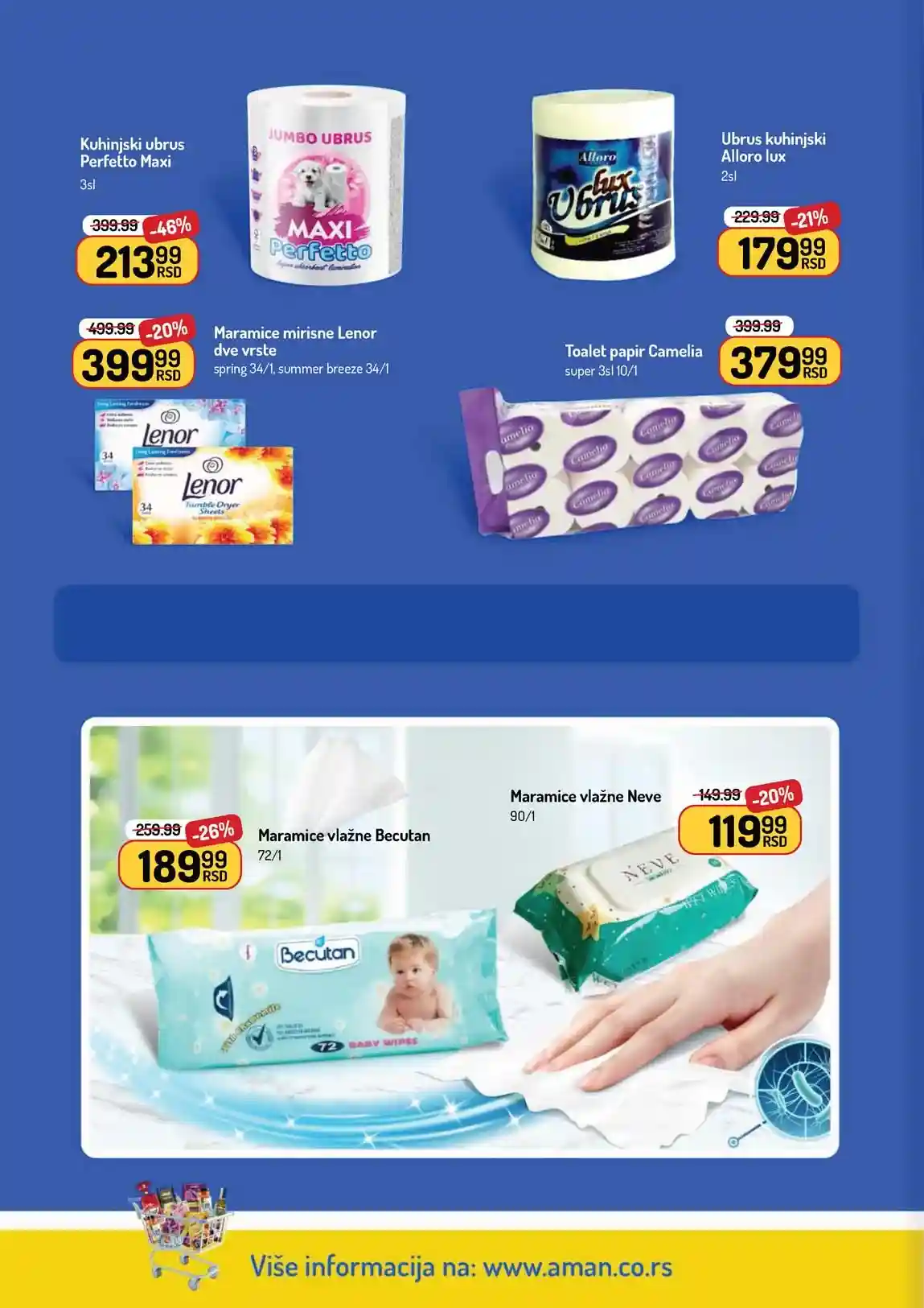 Akcija Aman sniženje Katalog
