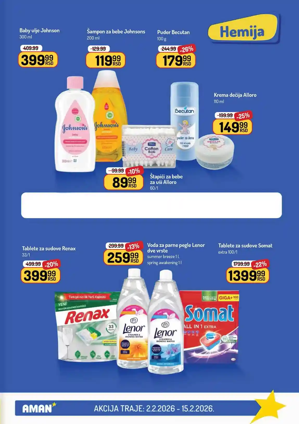 Akcija Aman sniženje Katalog