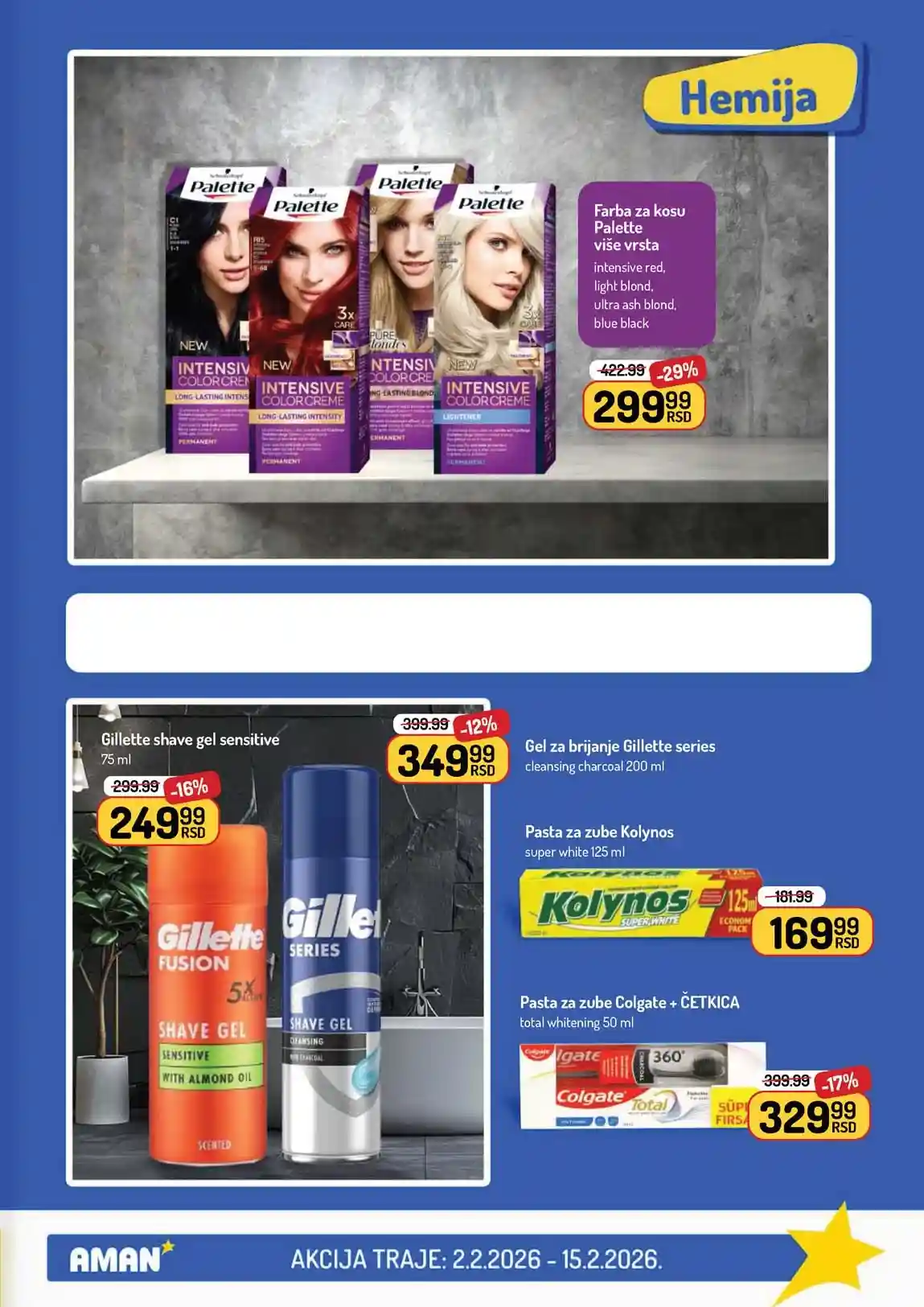 Akcija Aman sniženje Katalog