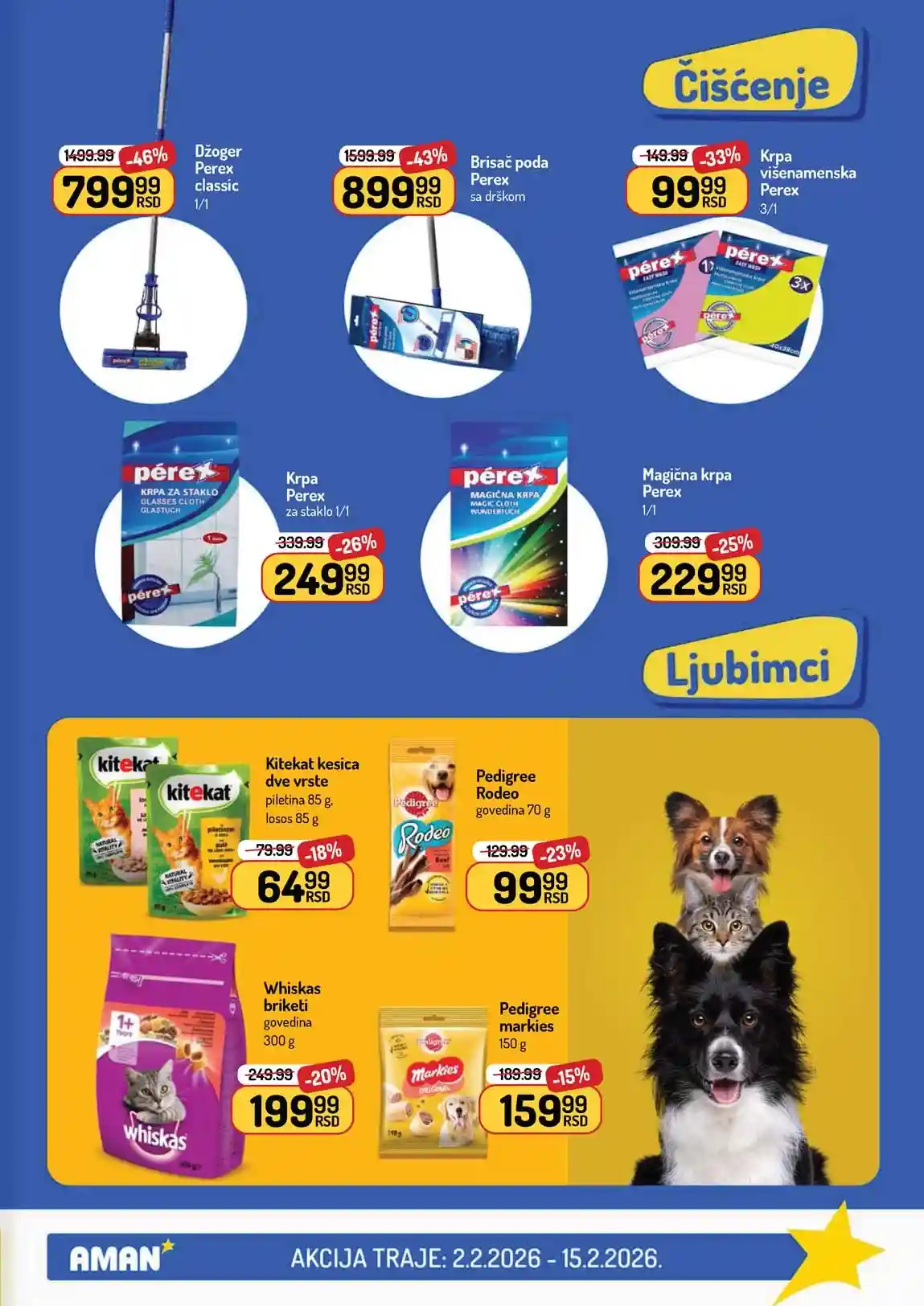 Akcija Aman sniženje Katalog