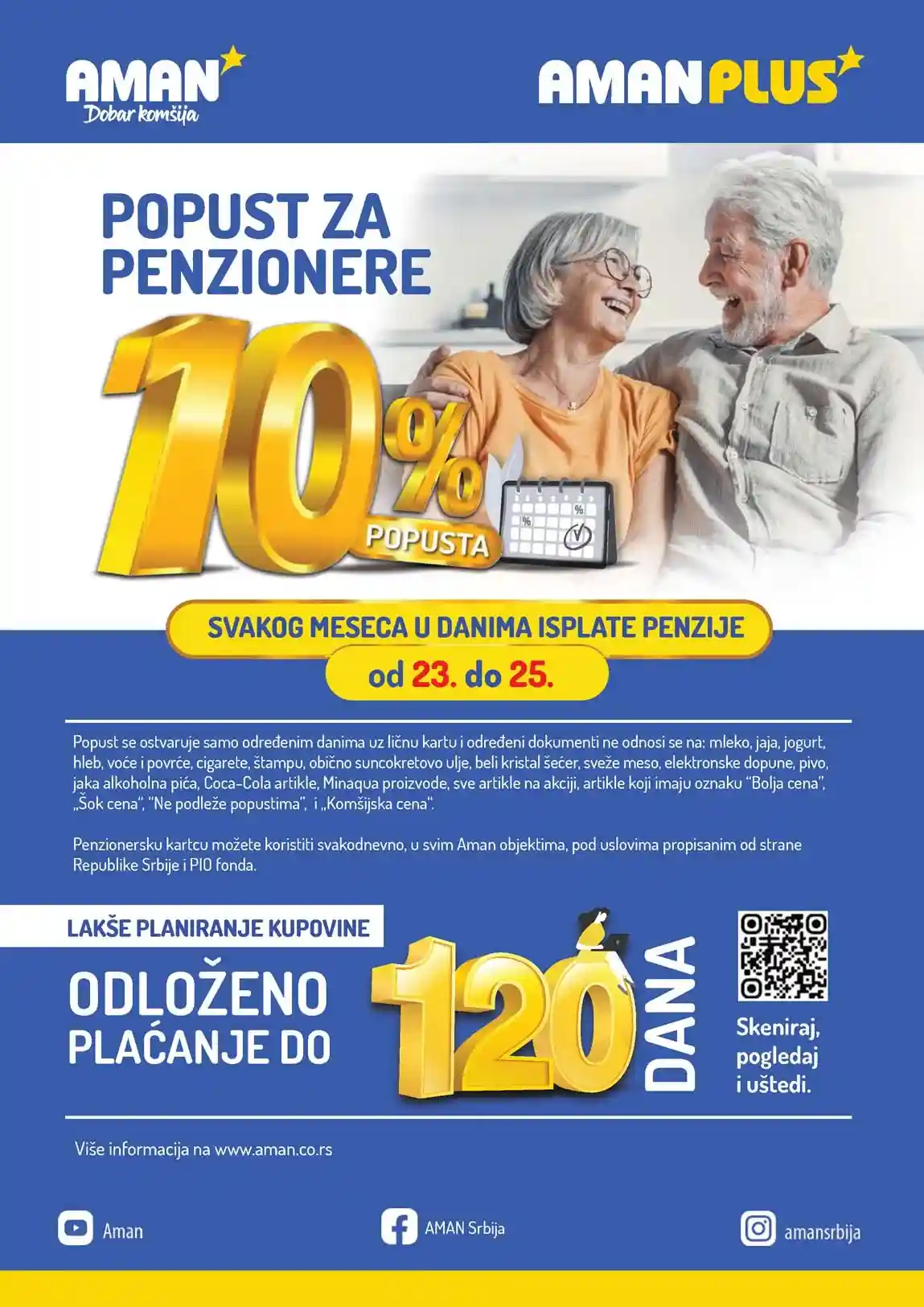 Akcija Aman sniženje Katalog