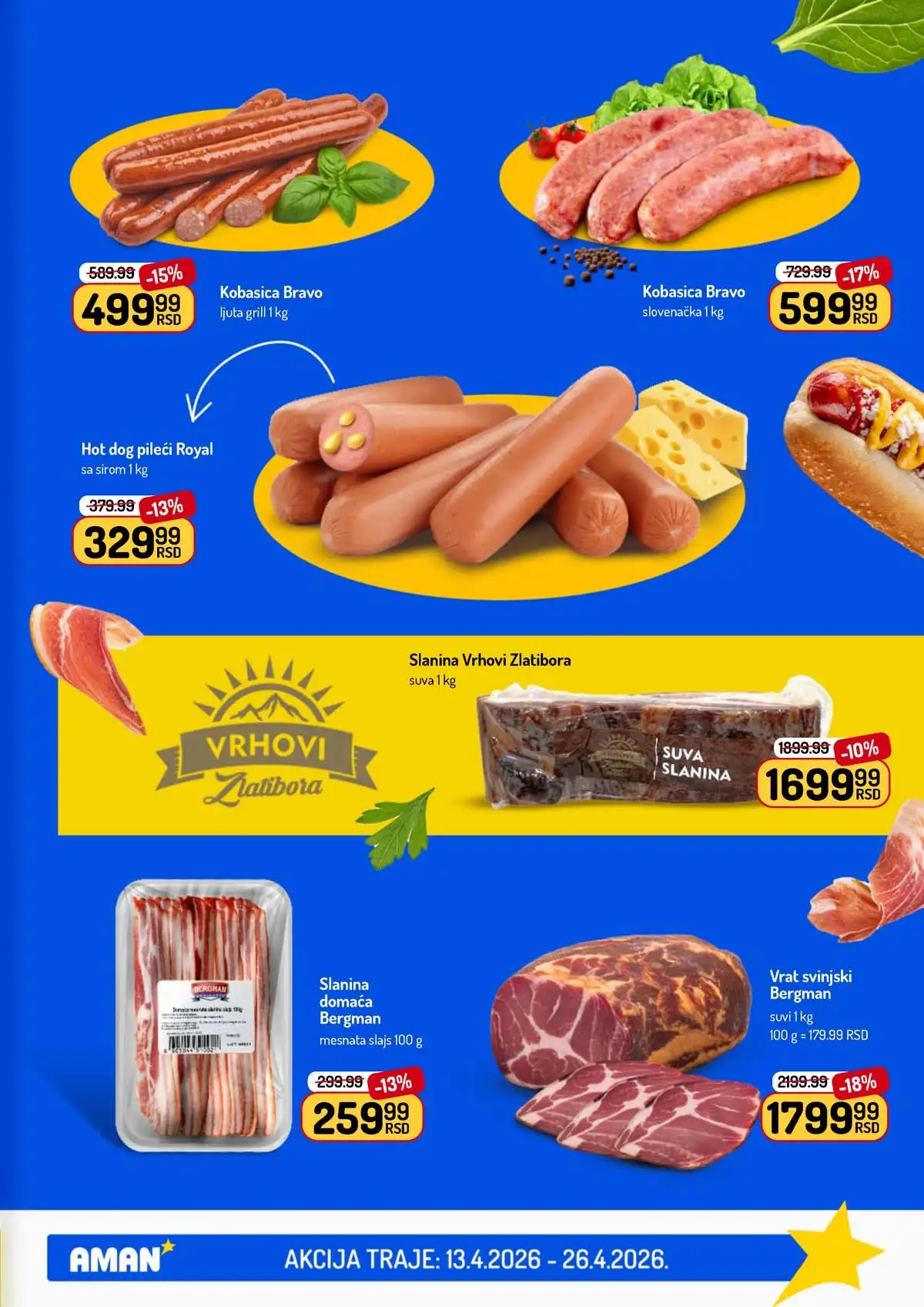 Aman akcija katalog sniženja Akcija Aman sniženje Katalog