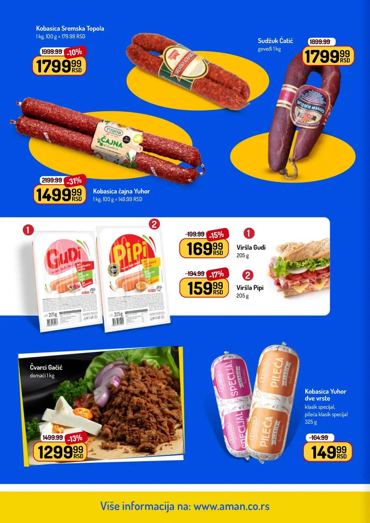 Aman akcija katalog sniženja Akcija Aman sniženje Katalog