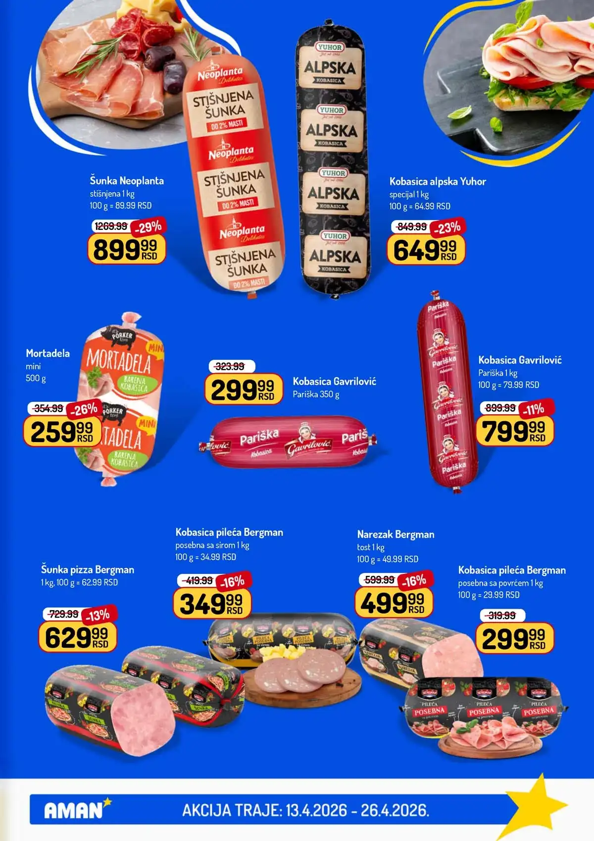Aman akcija katalog sniženja Akcija Aman sniženje Katalog