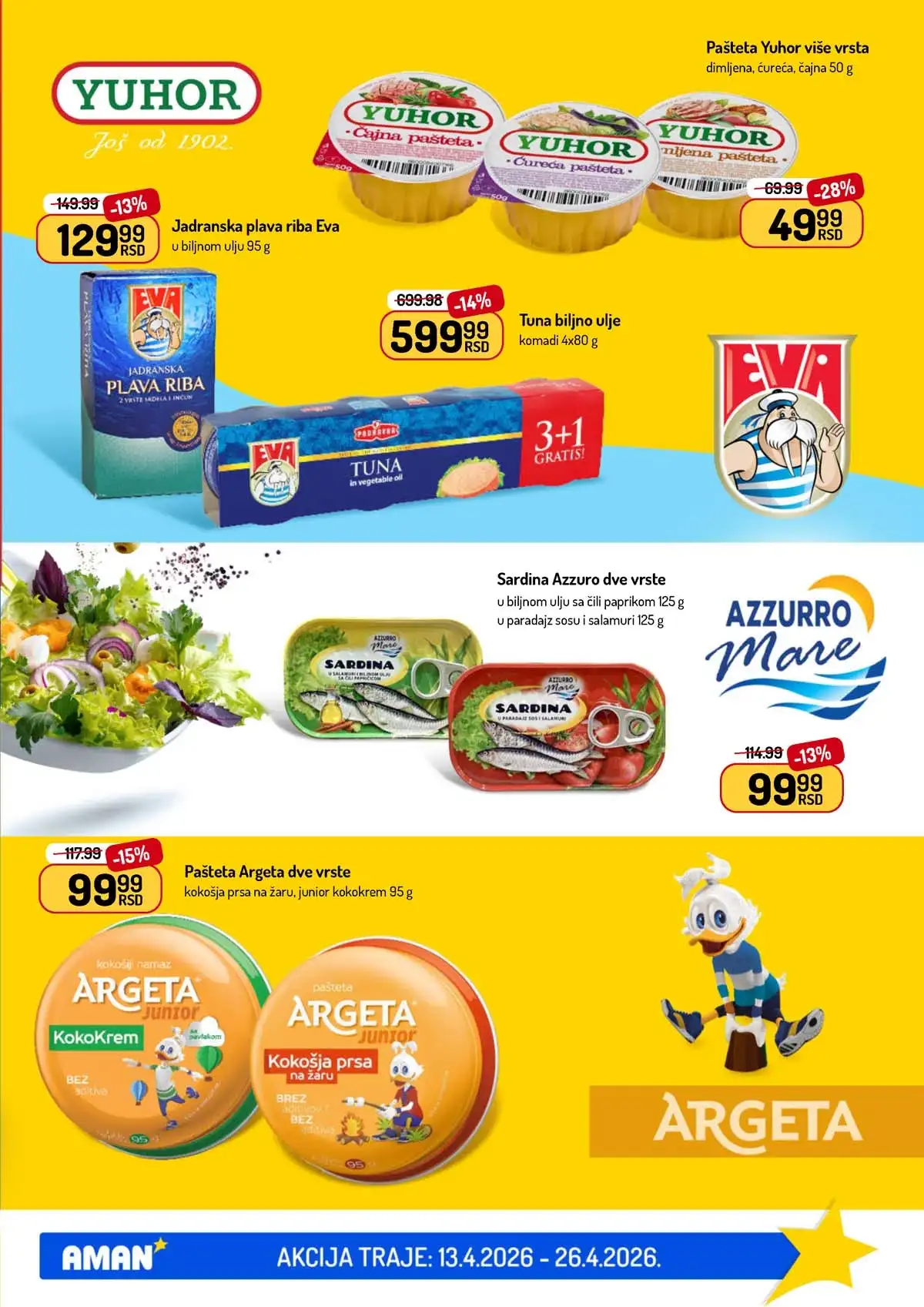 Aman akcija katalog sniženja Akcija Aman sniženje Katalog