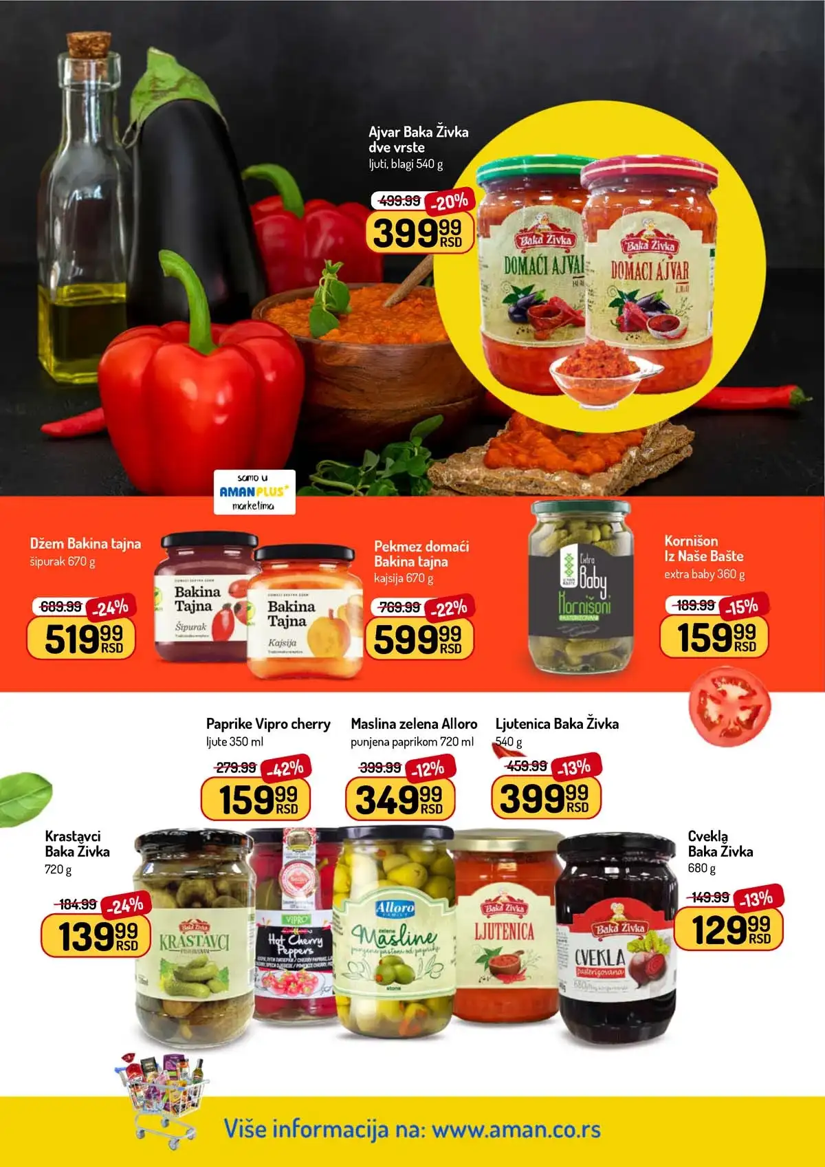 Aman akcija katalog sniženja Akcija Aman sniženje Katalog