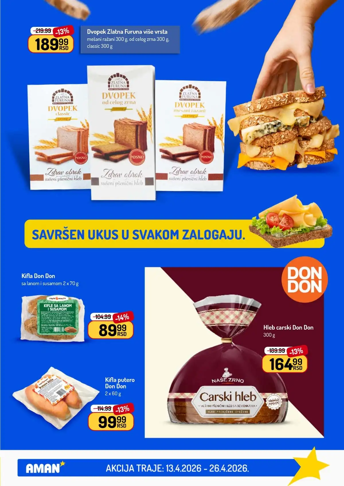 Aman akcija katalog sniženja Akcija Aman sniženje Katalog