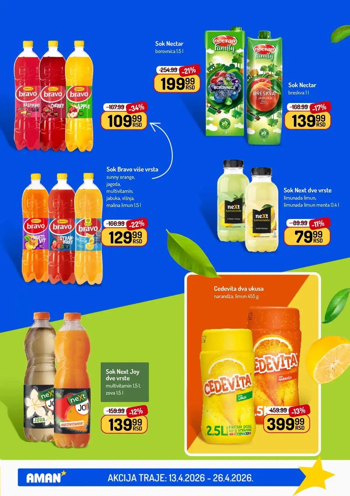 Aman akcija katalog sniženja Akcija Aman sniženje Katalog