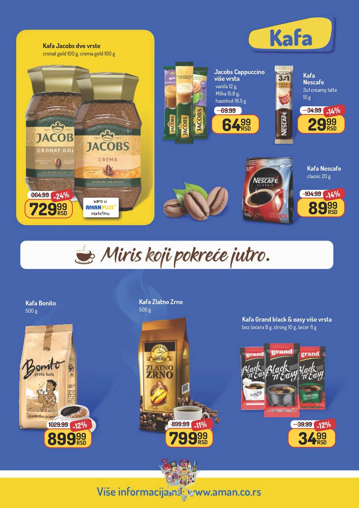Aman katalog – akcijska ponuda prehrane i kućnih potrepština