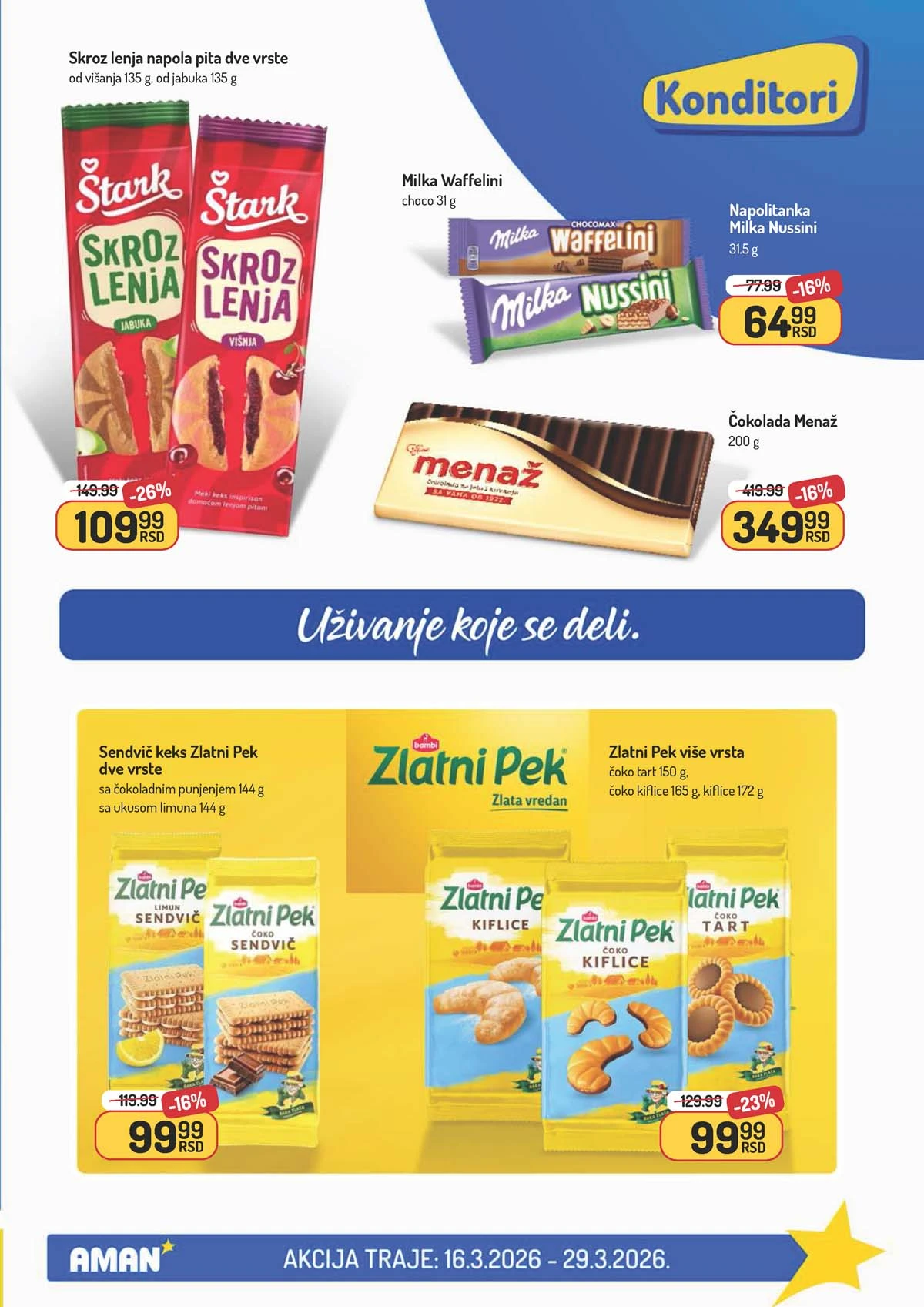 Aman katalog akcija – proizvodi za svakodnevnu kupovinu po nižim cenama