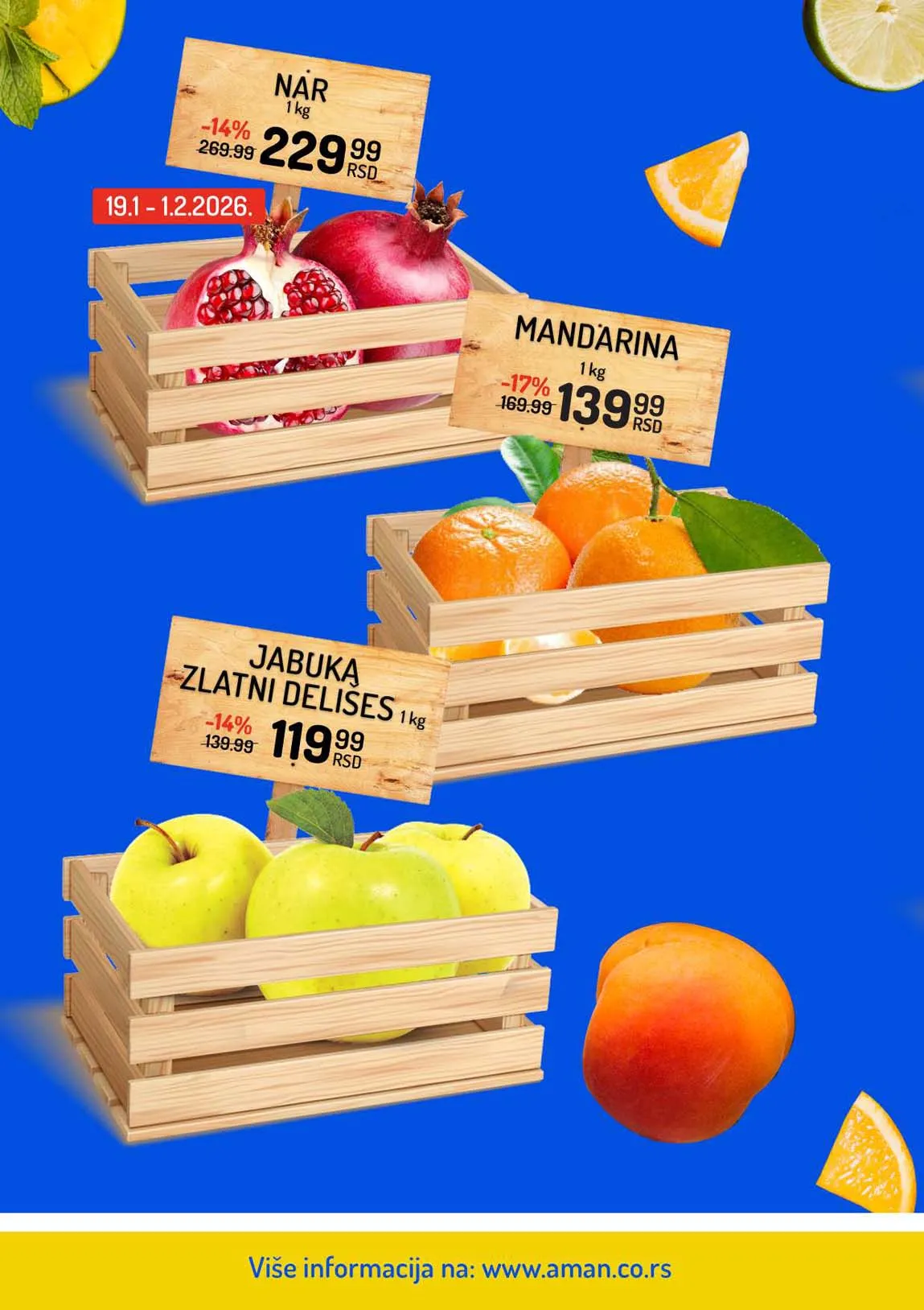 Akcija Aman sniženje Katalog