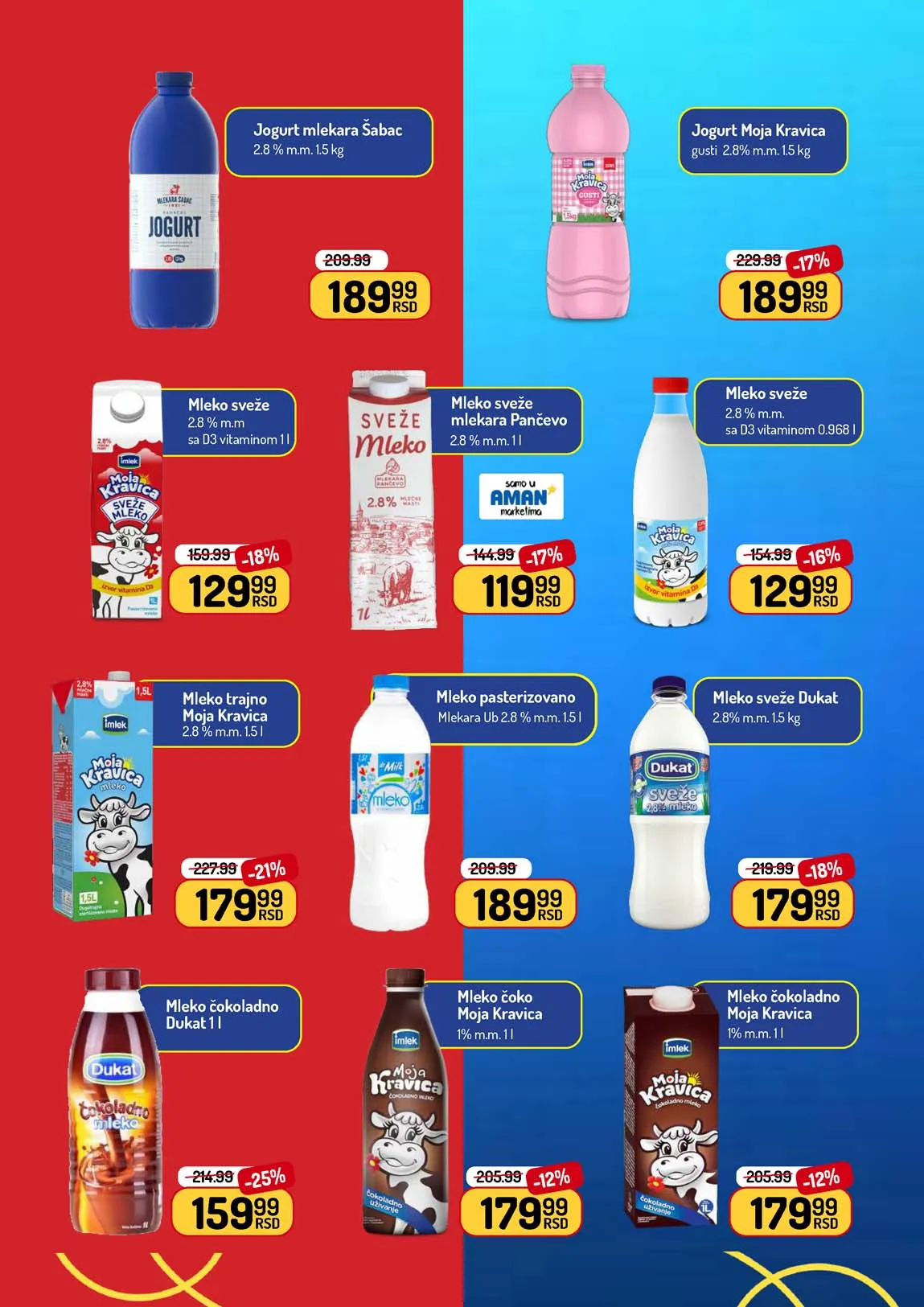 Akcija Aman sniženje Katalog