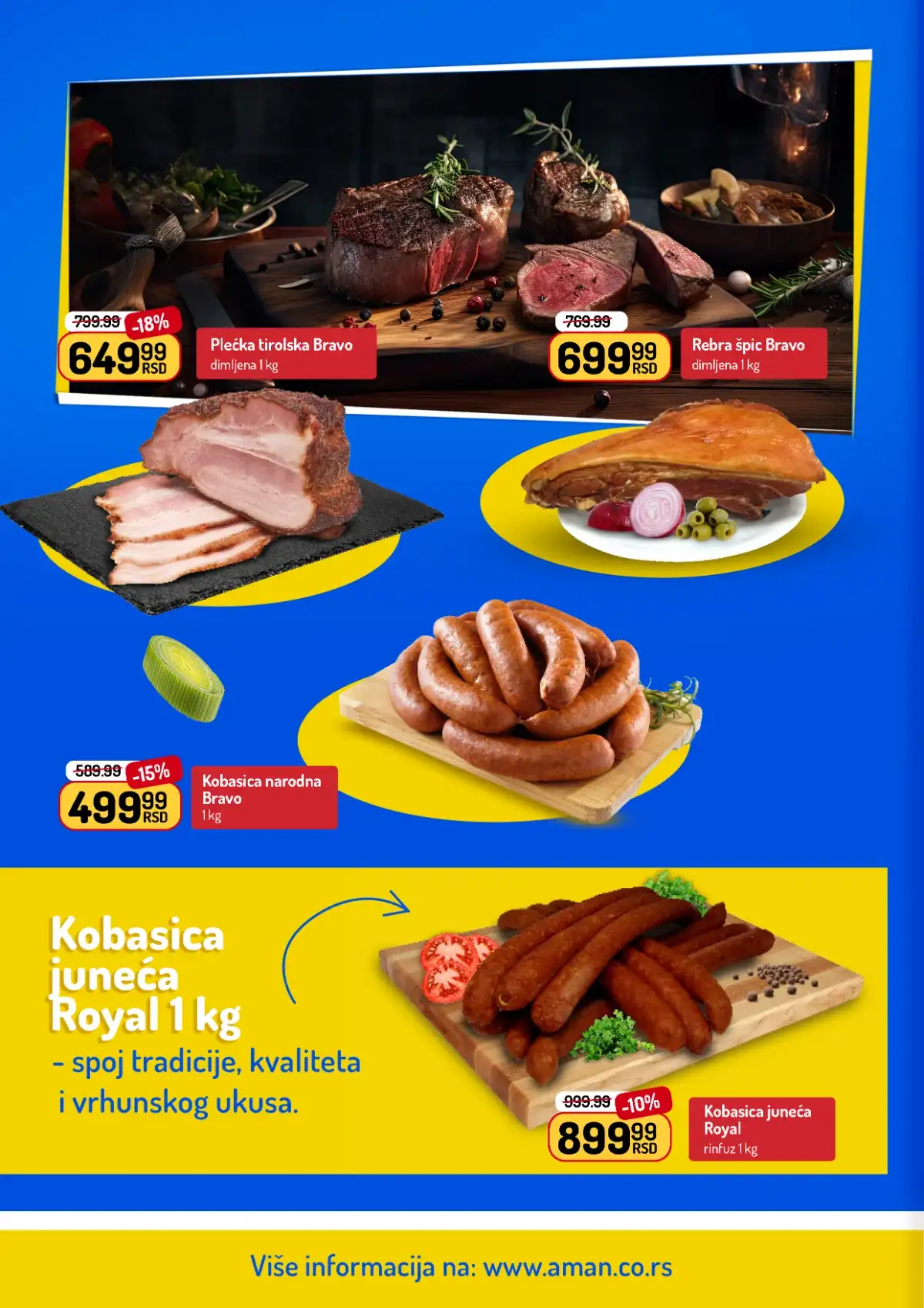 Akcija Aman sniženje Katalog