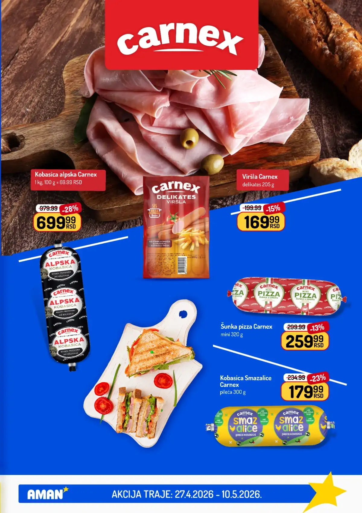 Akcija Aman sniženje Katalog