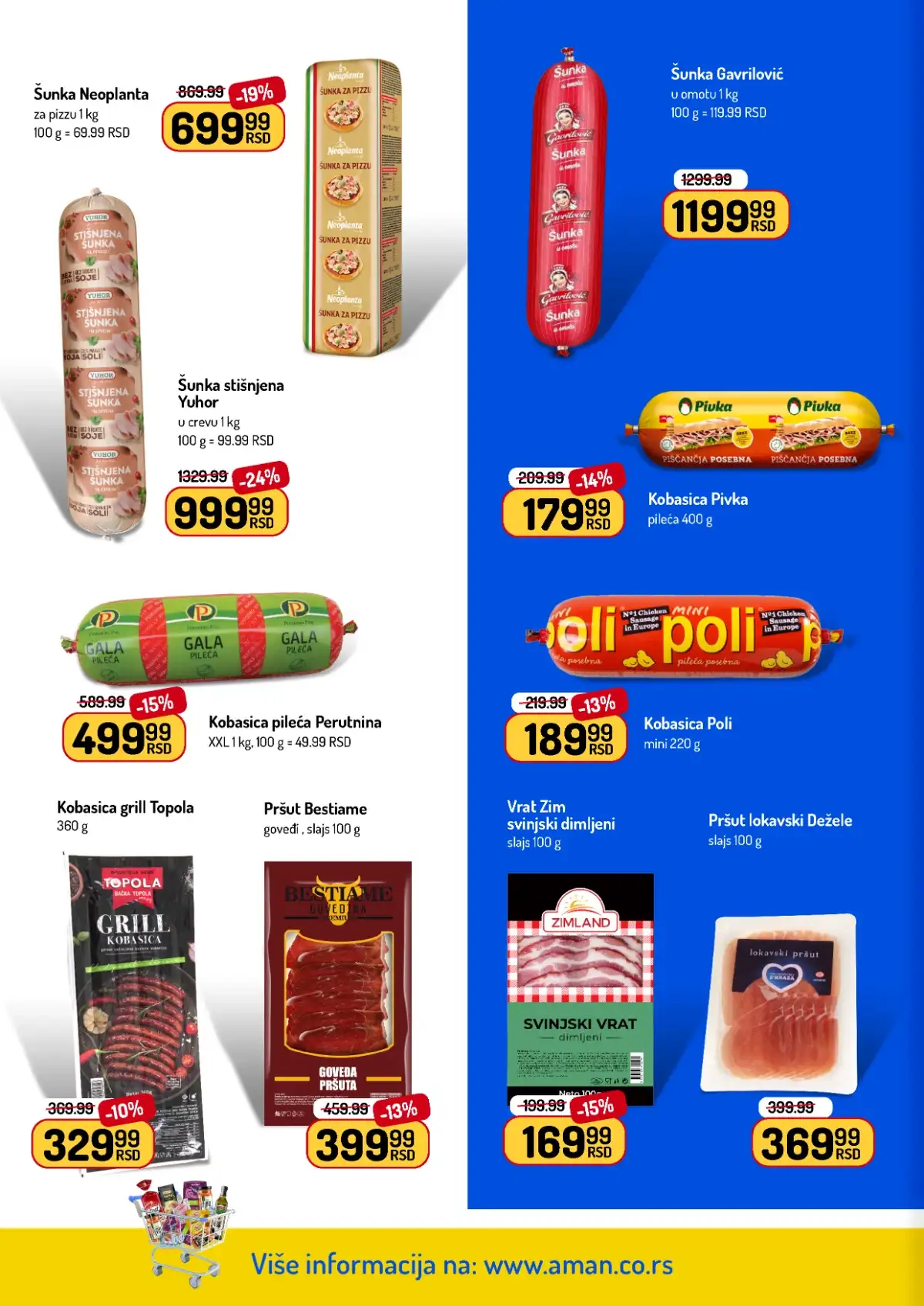Akcija Aman sniženje Katalog