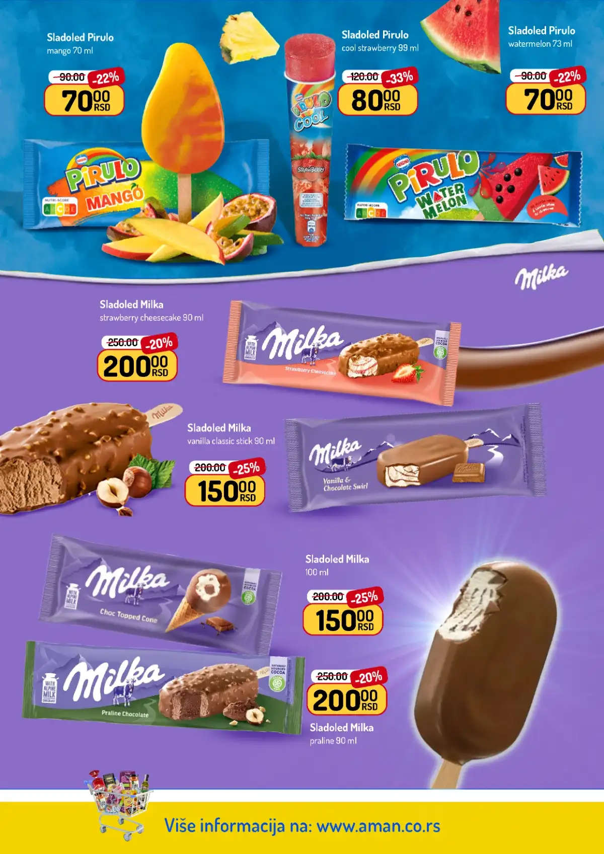 Akcija Aman sniženje Katalog