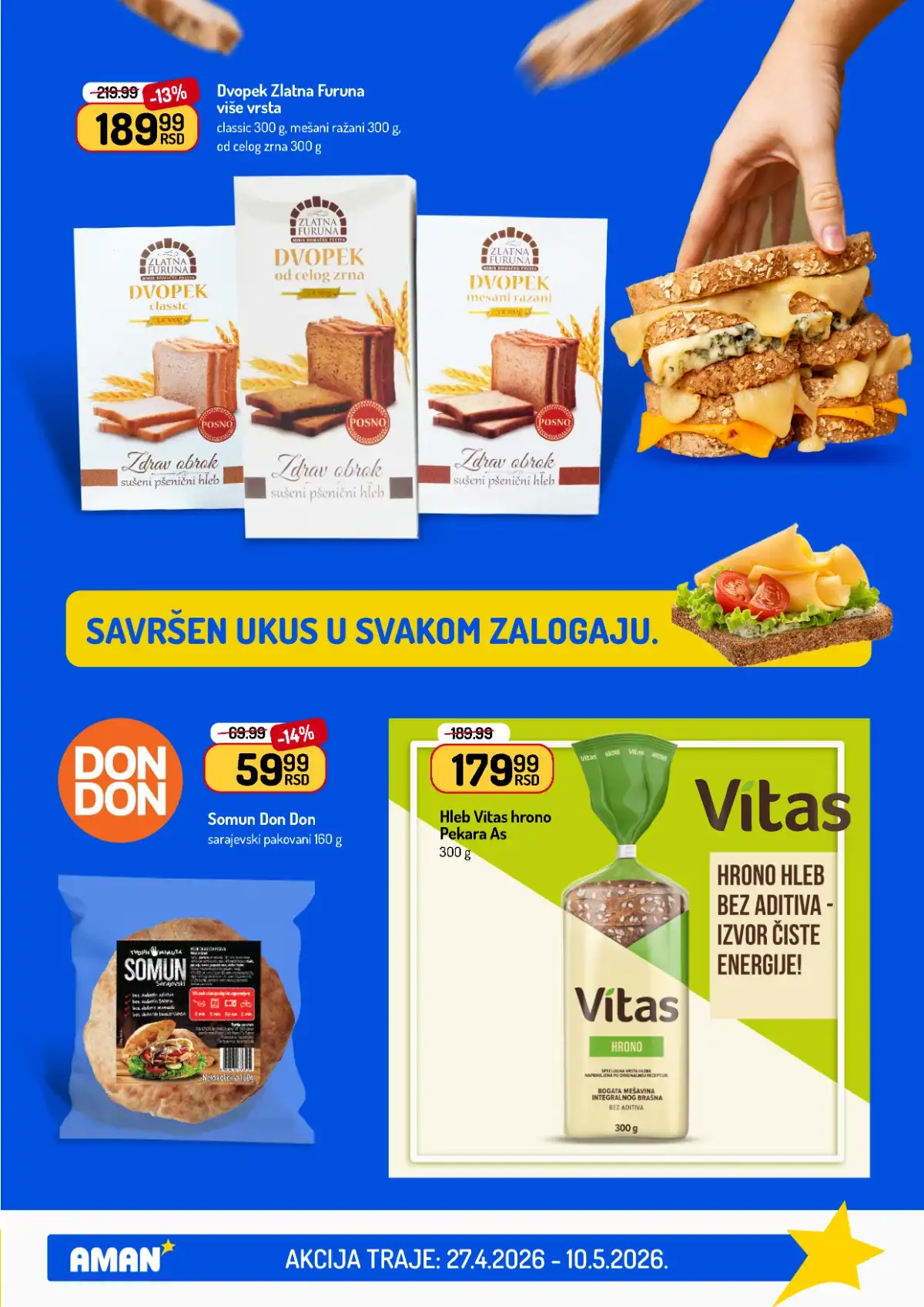 Akcija Aman sniženje Katalog