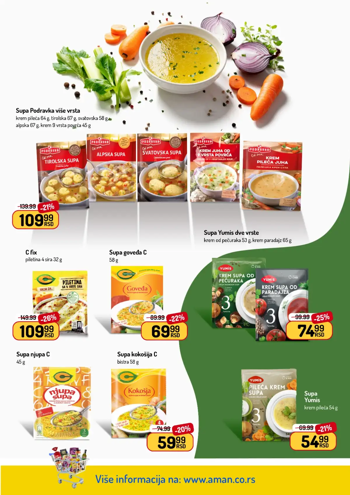 Akcija Aman sniženje Katalog