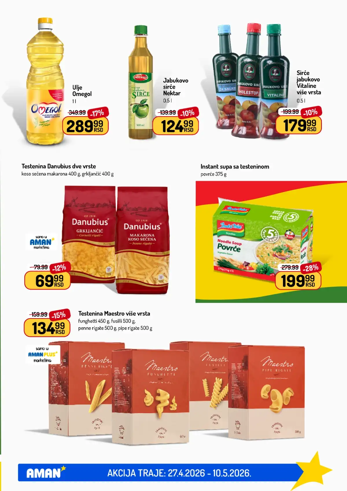 Akcija Aman sniženje Katalog