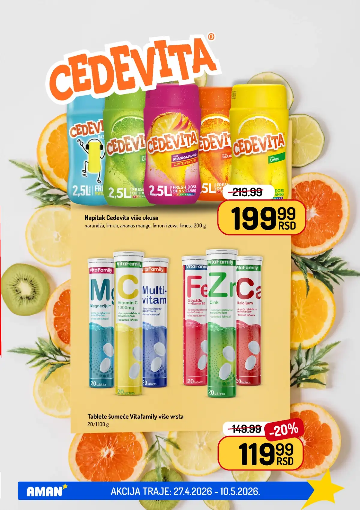 Akcija Aman sniženje Katalog