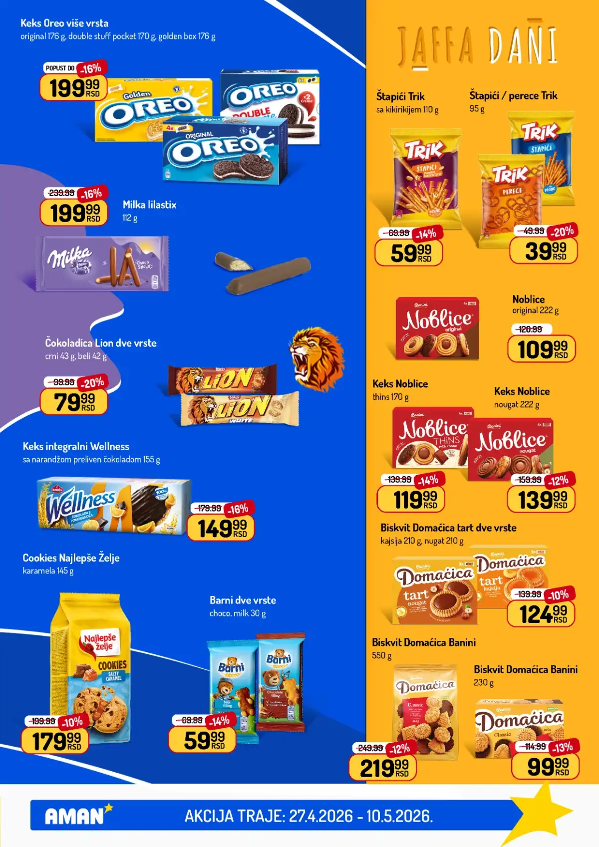 Akcija Aman sniženje Katalog