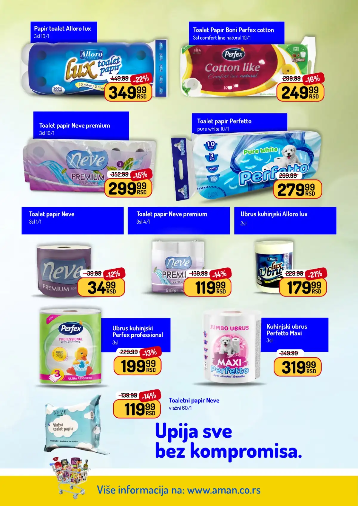 Akcija Aman sniženje Katalog