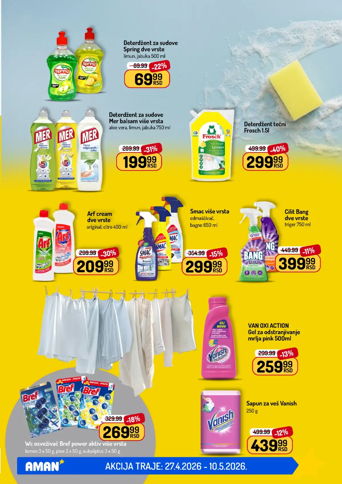 Akcija Aman sniženje Katalog