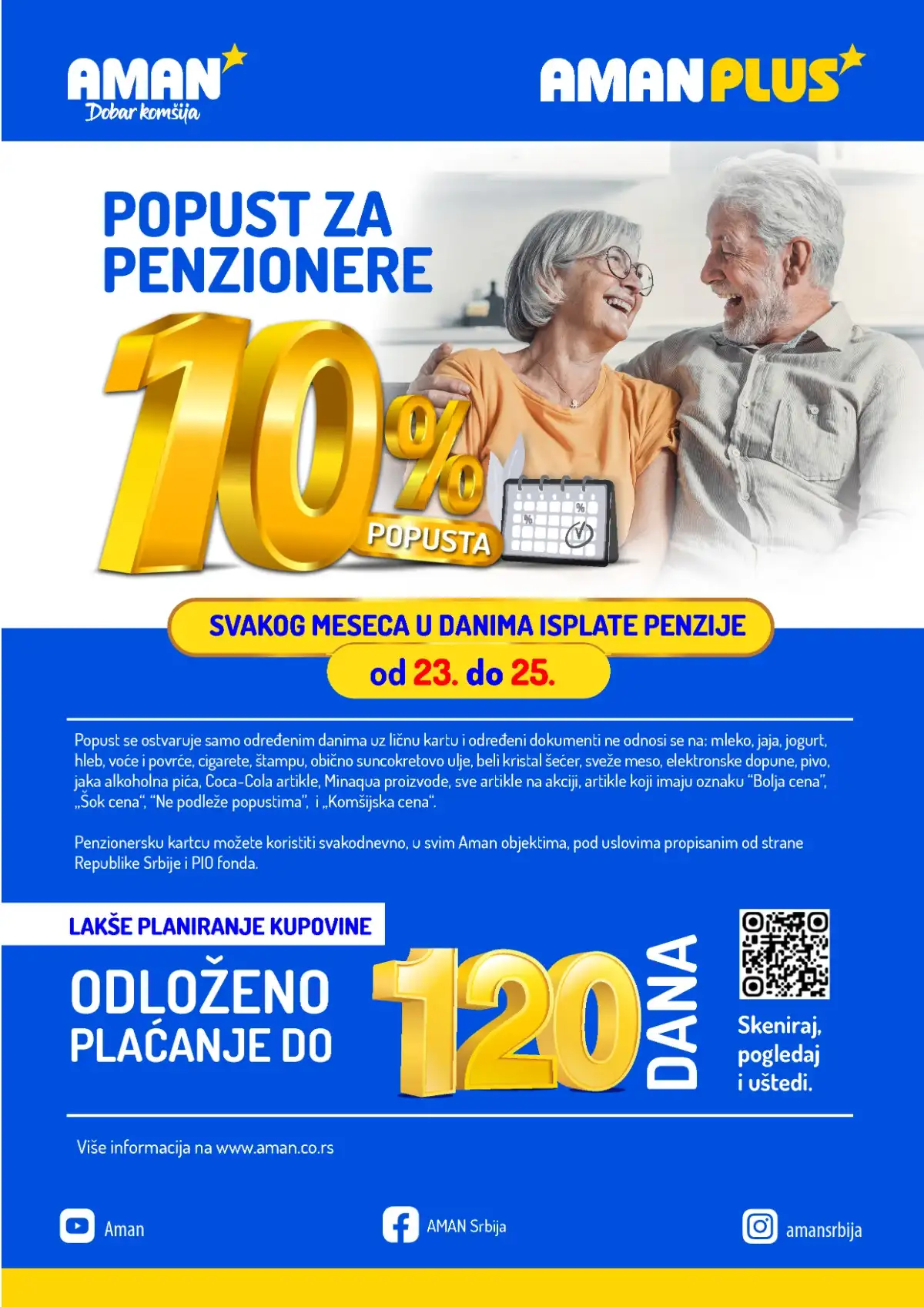 Akcija Aman sniženje Katalog